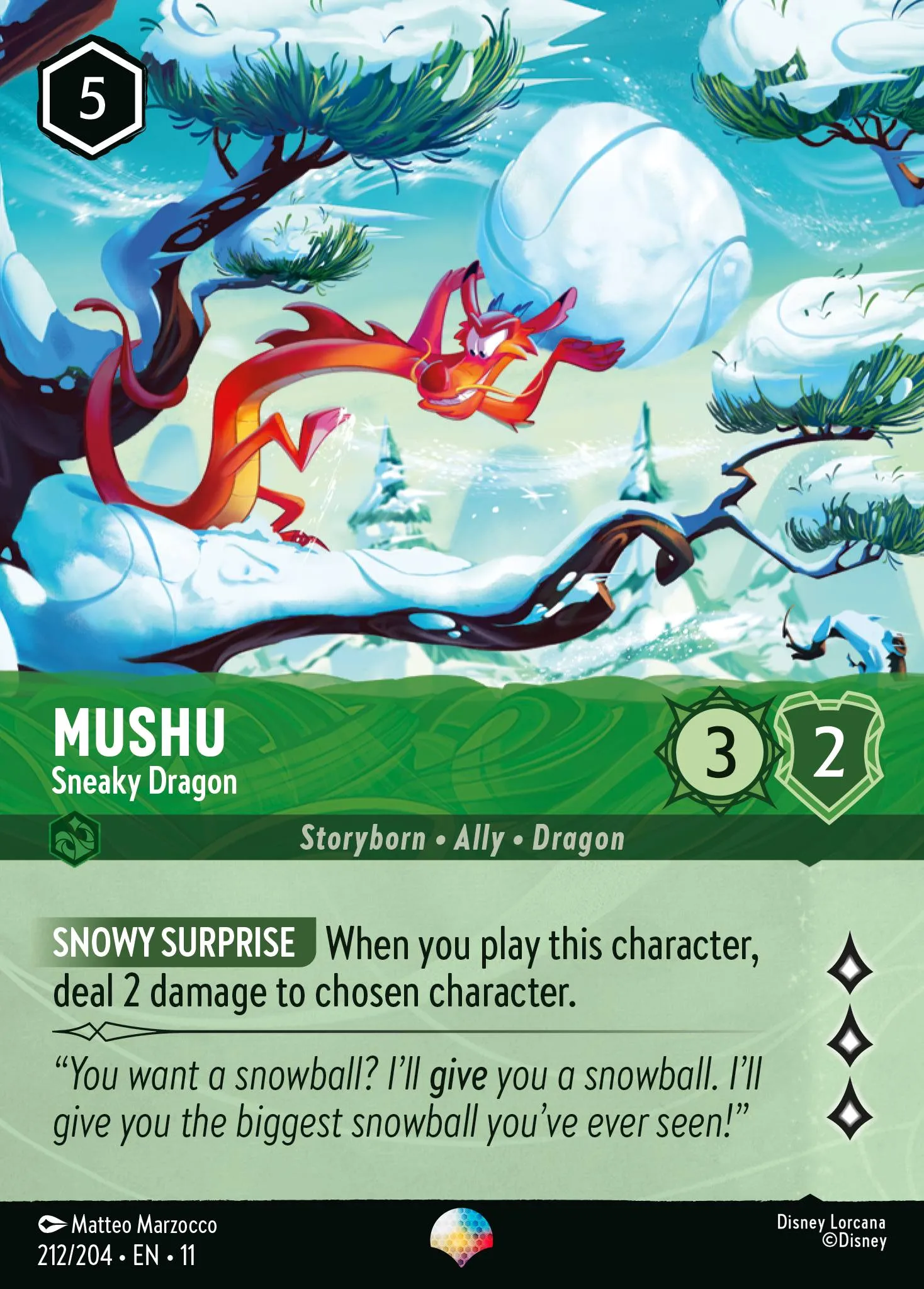 Mushu - Sneaky Dragon