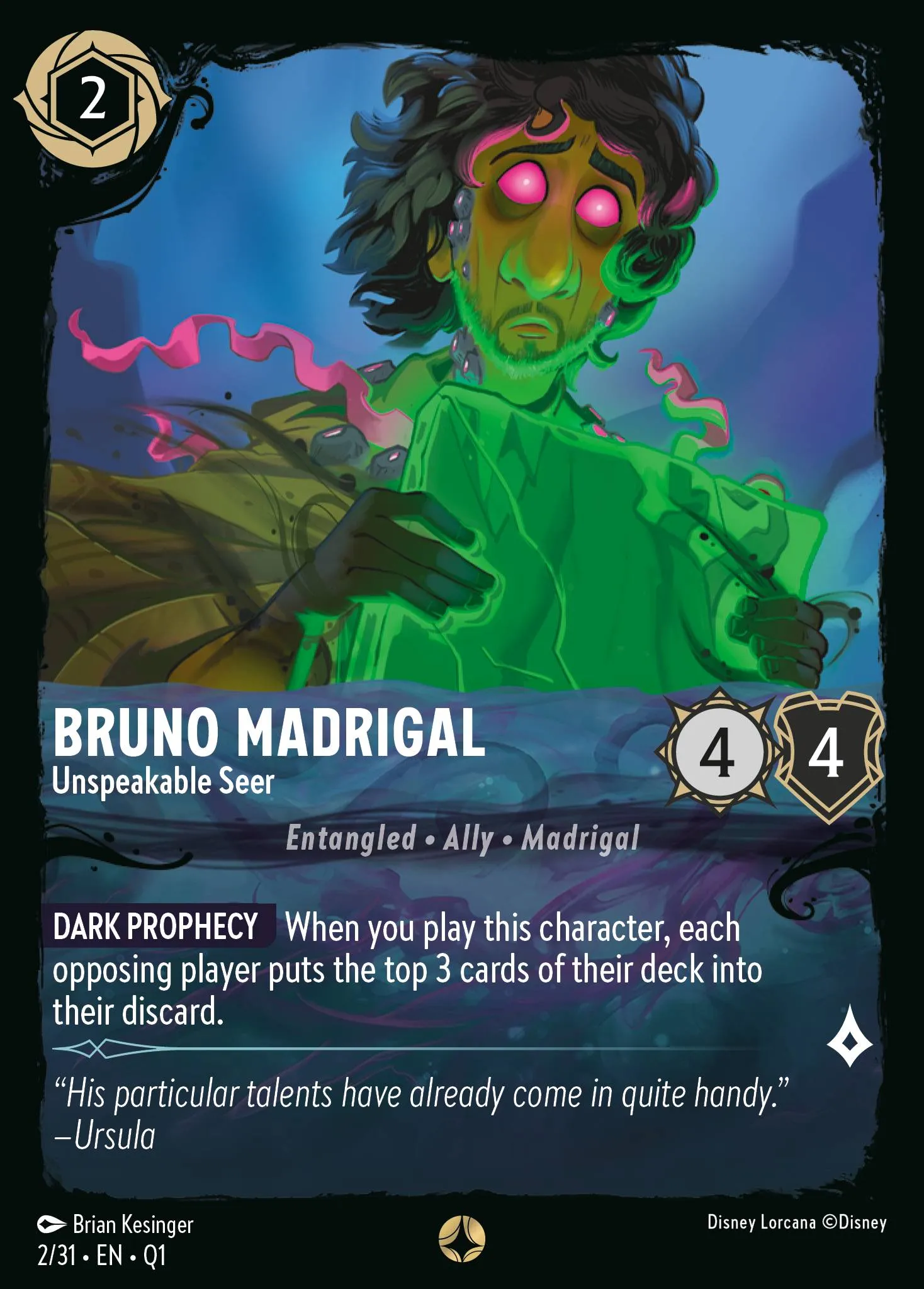 Bruno Madrigal - Unspeakable Seer