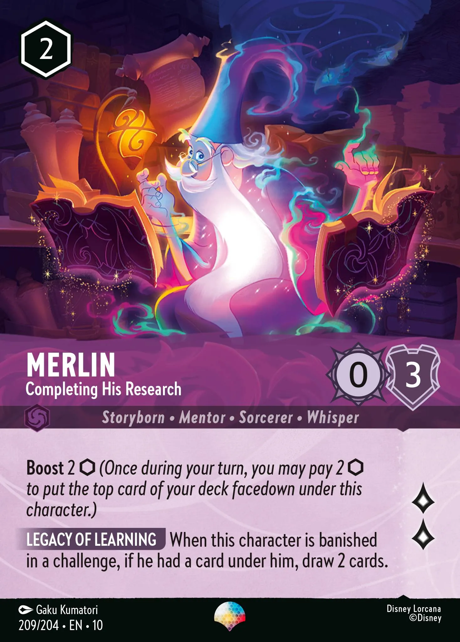 Merlin - Completing His Research