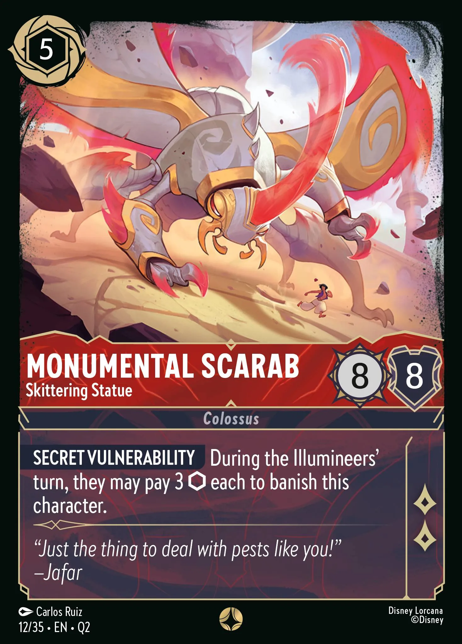 Monumental Scarab - Skittering Statue