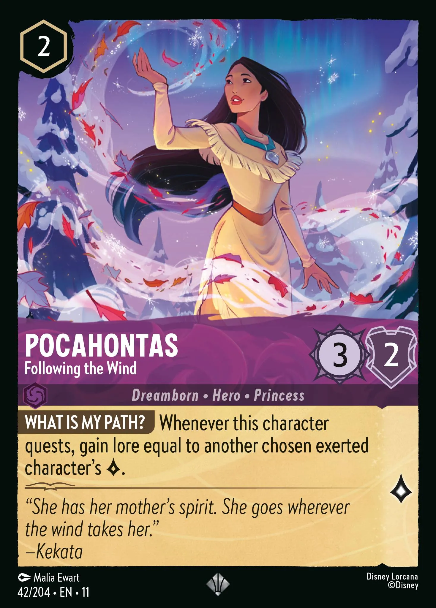 Pocahontas - Following the Wind