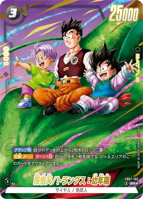 孫悟天/トランクス：幼年期