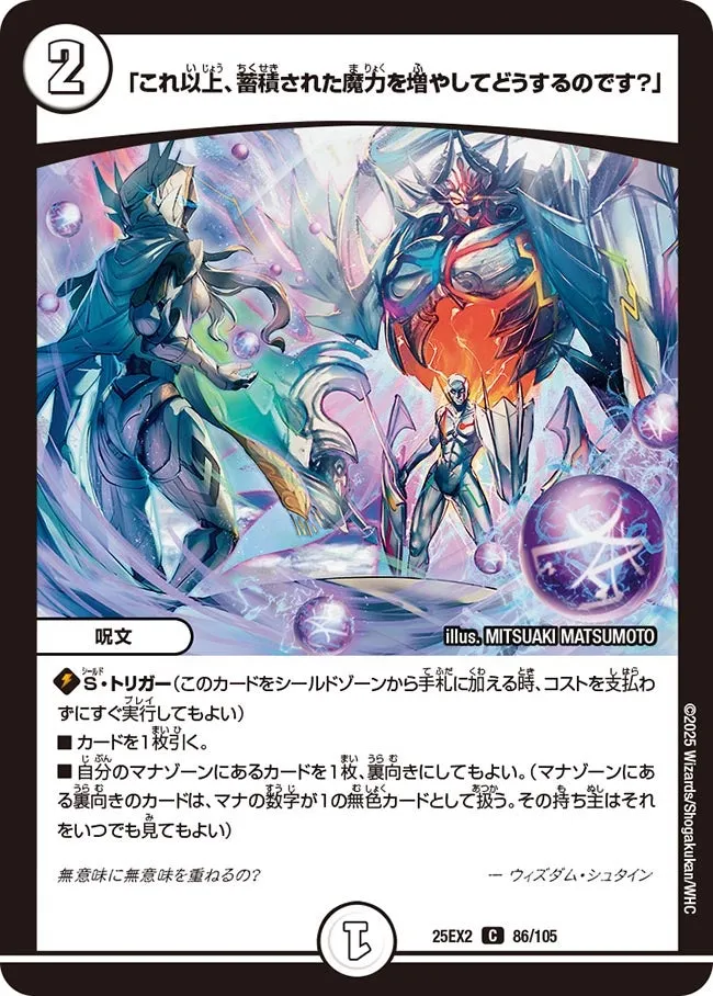 「これ以上、蓄積された魔力を増やしてどうするのです?」