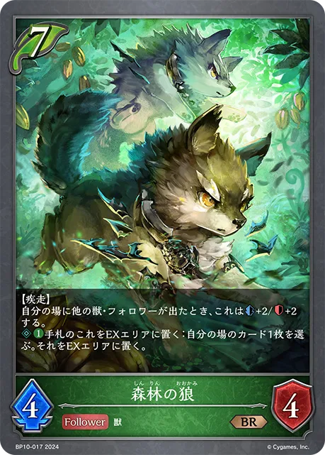 森林の狼