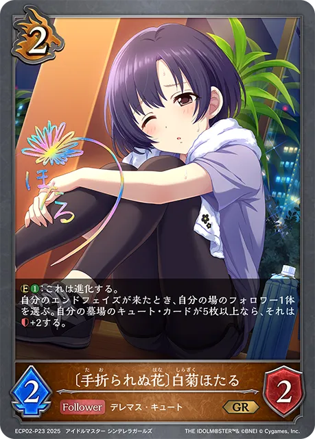 〔手折られぬ花〕白菊ほたる