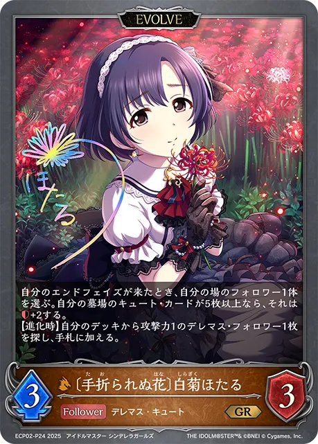〔手折られぬ花〕白菊ほたる