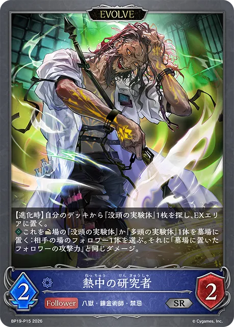 熱中の研究者