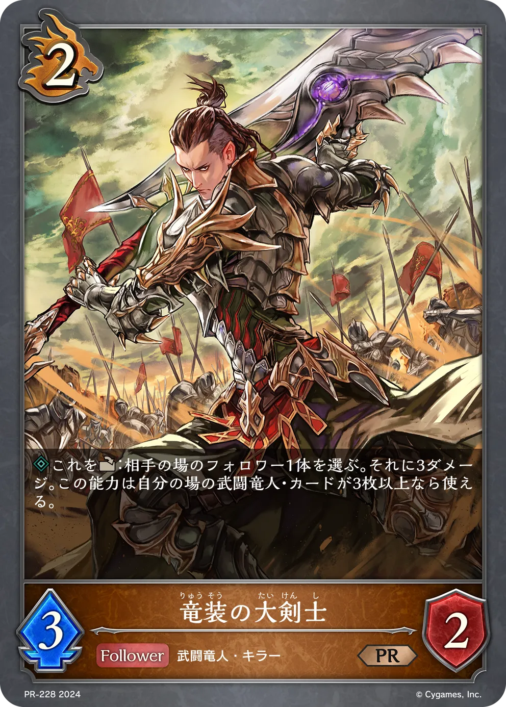 竜装の大剣士