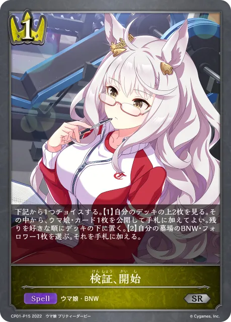 検証、開始