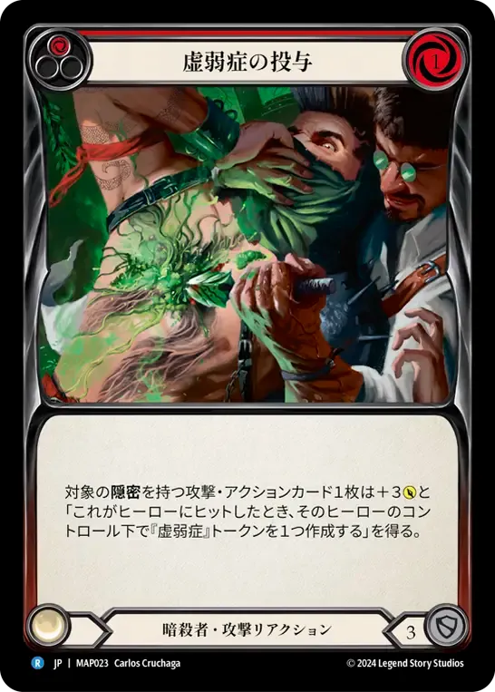 虚弱症の投与