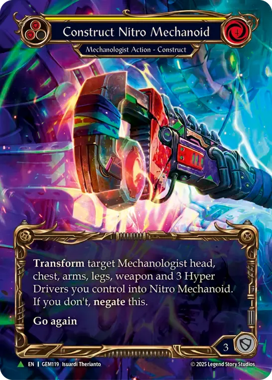 Construct Nitro Mechanoid // Nitro Mechanoid