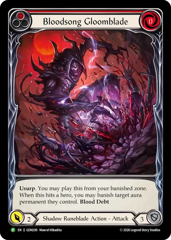 Bloodsong Gloomblade