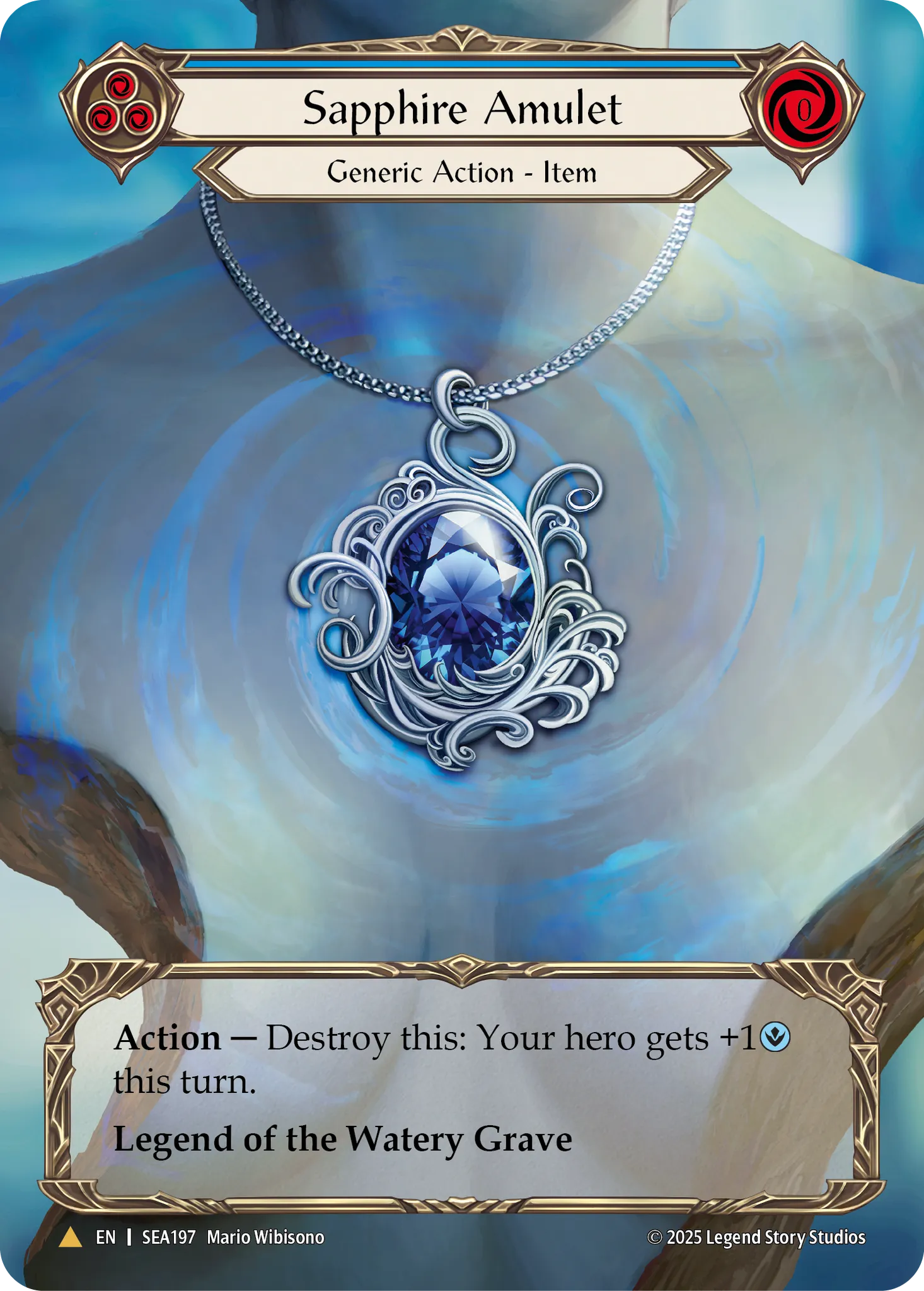 Sapphire Amulet