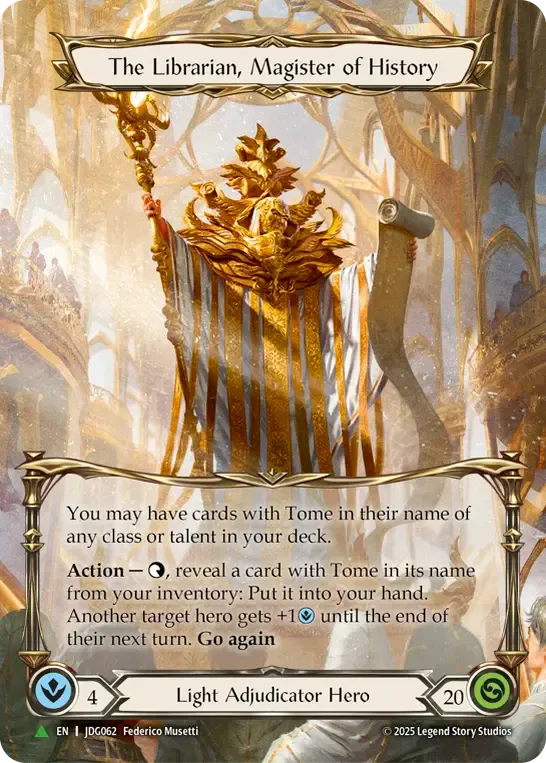 The Librarian, Magister of History