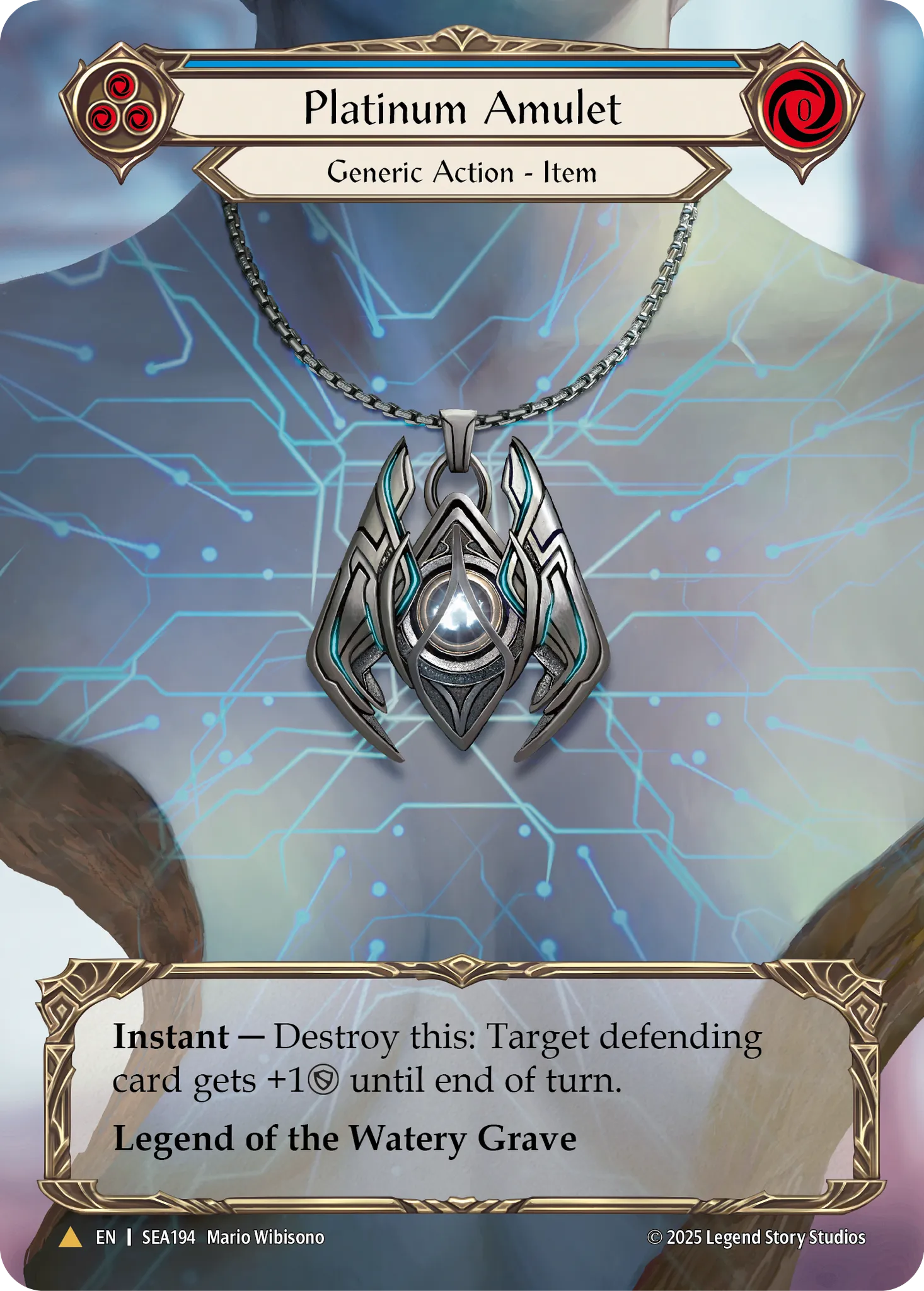 Platinum Amulet