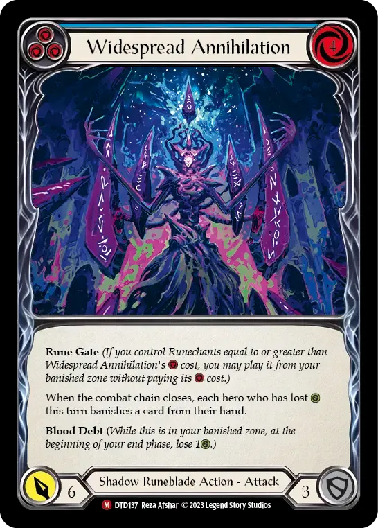 Widespread Annihilation