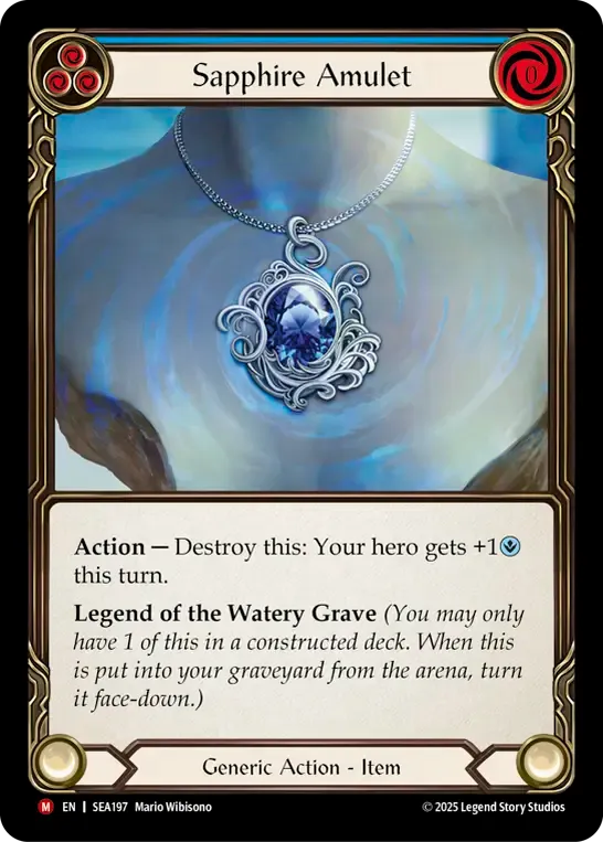 Sapphire Amulet
