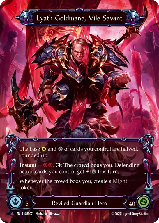 Lyath Goldmane, Vile Savant (表)