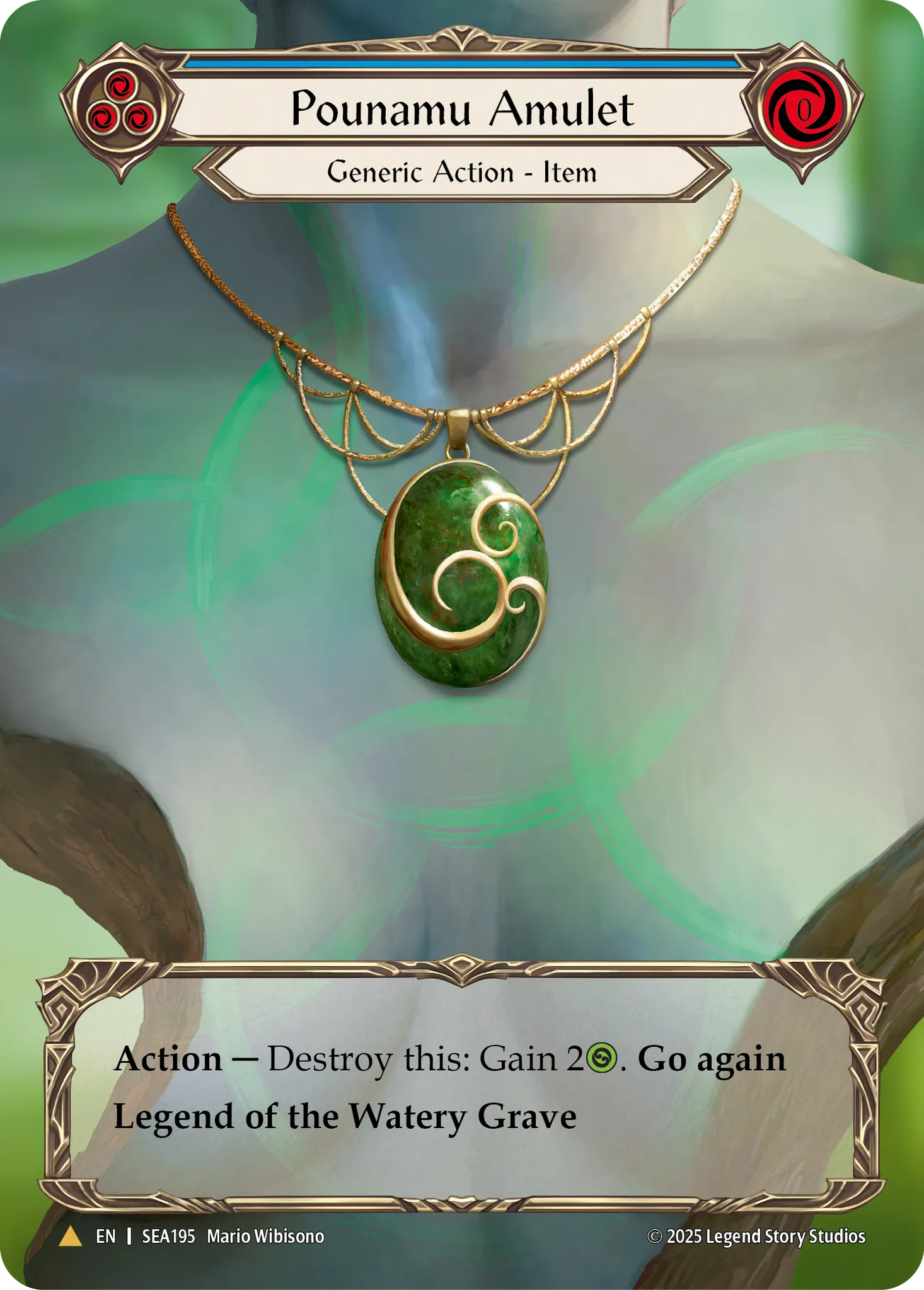 Pounamu Amulet