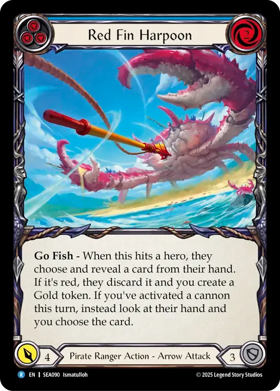 Red Fin Harpoon