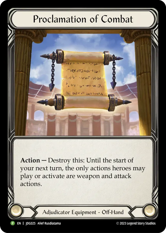 Proclamation of Combat