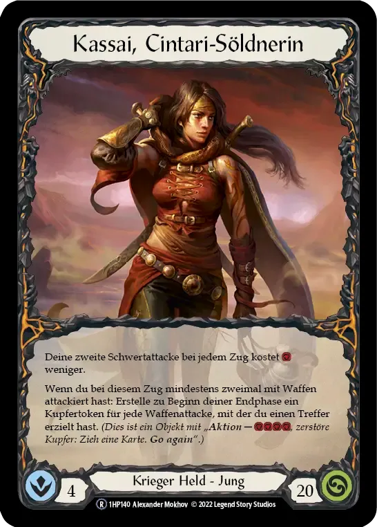 Kassai, Cintari Sellsword