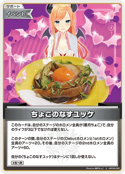 ちょこのなすユッケ