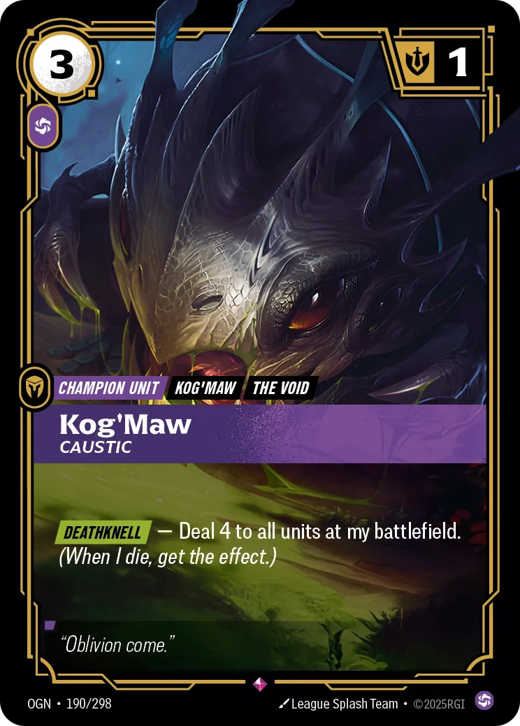 Kog'Maw, Caustic
