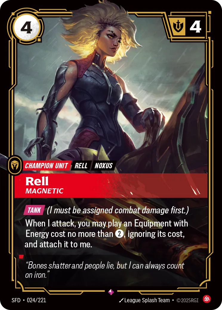 Rell, Magnetic