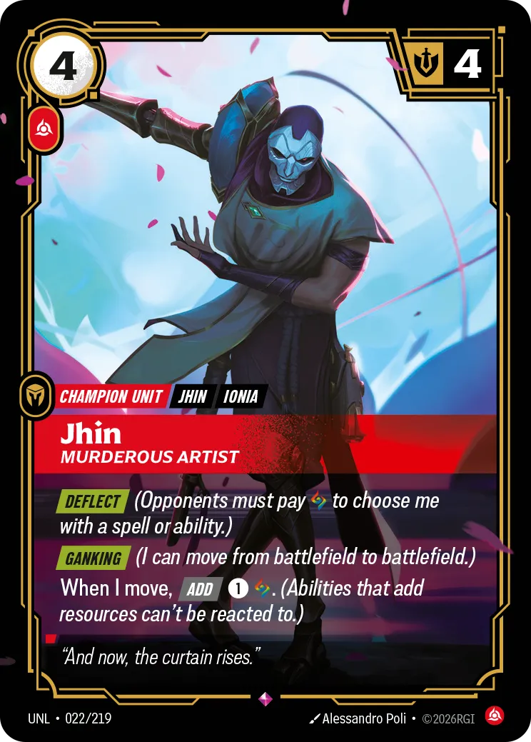 Jhin, Murderous Artist