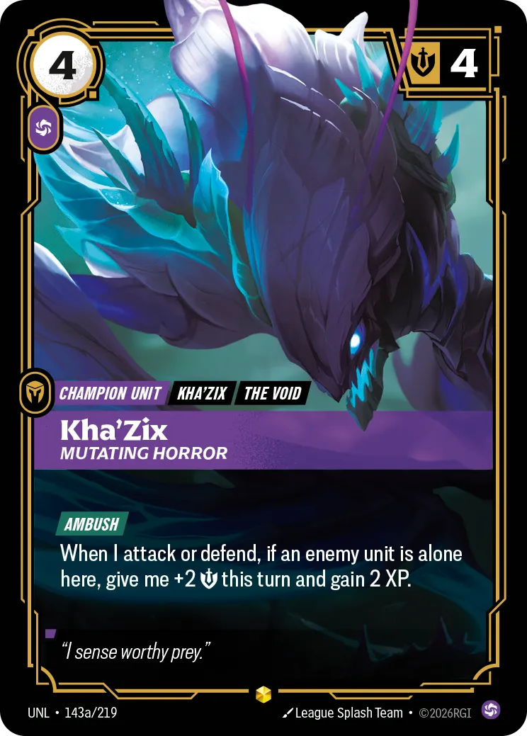 Kha'Zix, Mutating Horror