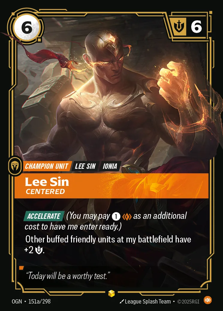 Lee Sin, Centered