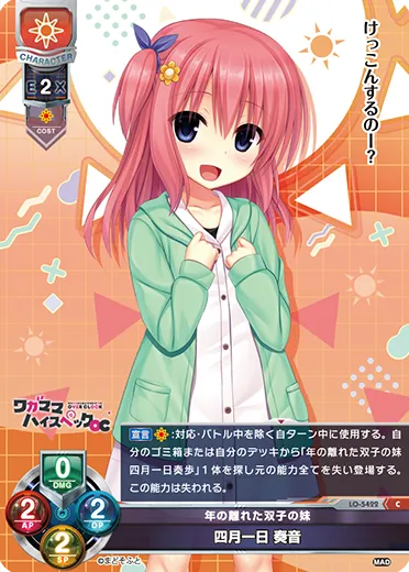 年の離れた双子の妹