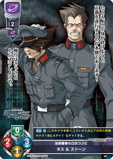治安警察の凸凹コンビ