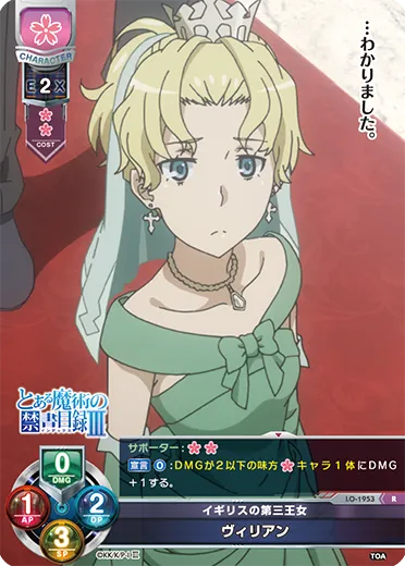 イギリスの第三王女