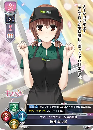 サンドイッチチェーン店の店員