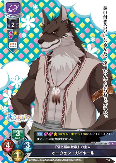 「牙と爪の獣亭」の主人