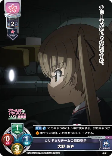 ウサギさんチームの副砲砲手