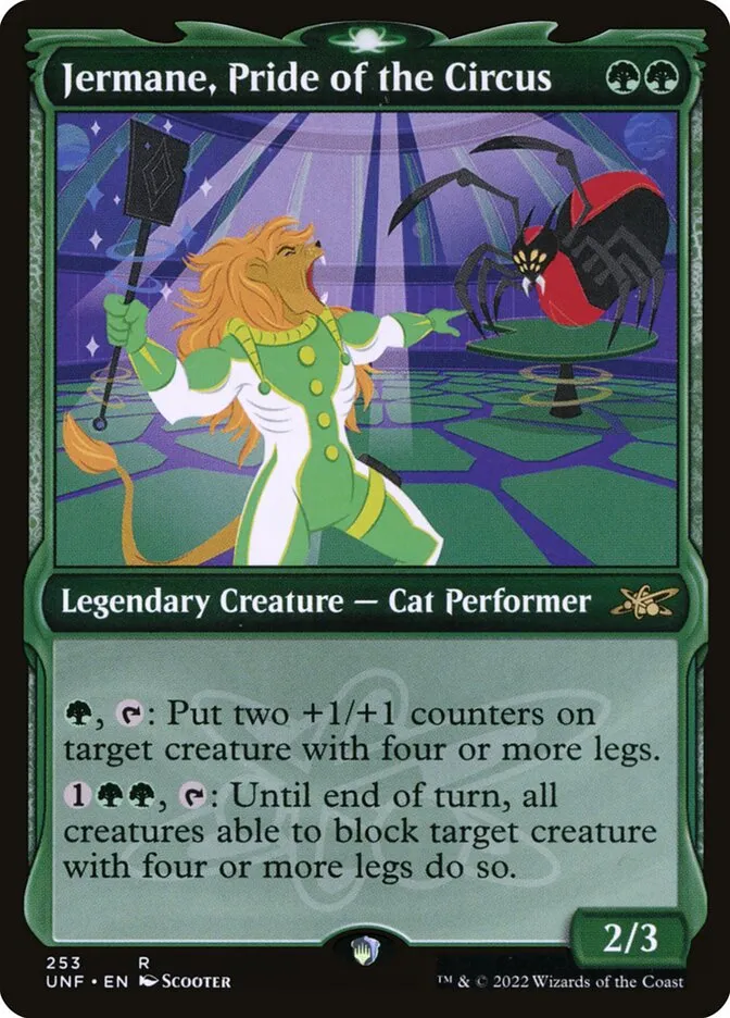 Jermane, Pride of the Circus