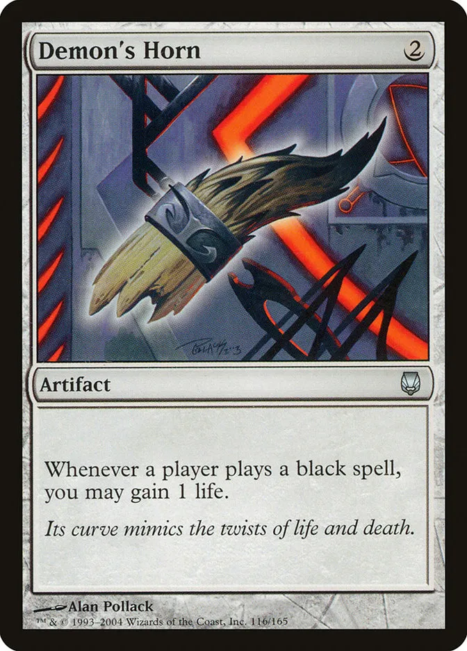 悪魔の角