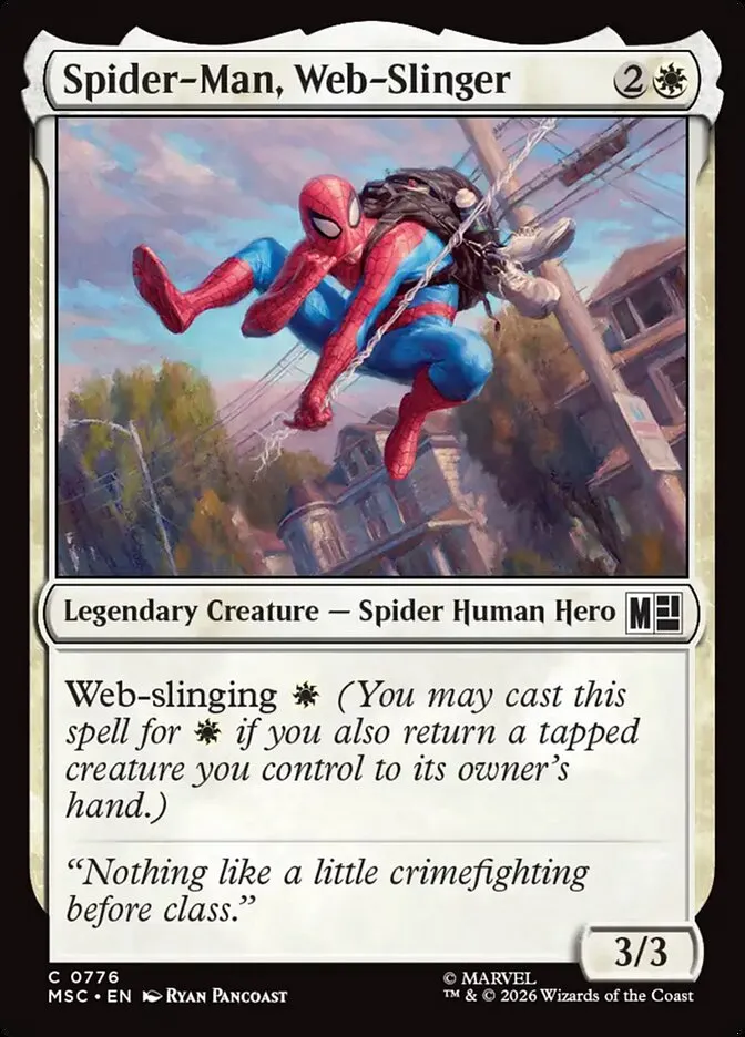 ウェブスリンガー、スパイダーマン