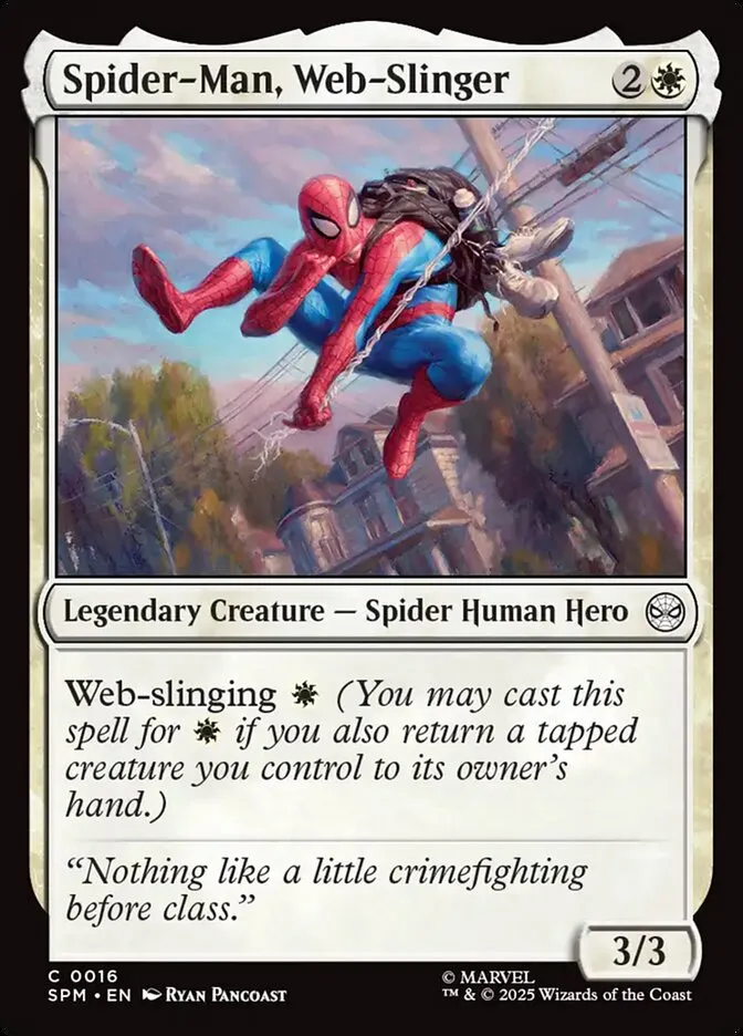 ウェブスリンガー、スパイダーマン