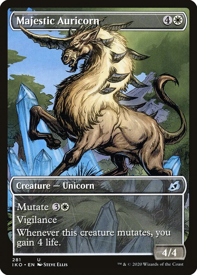 壮麗な金角獣