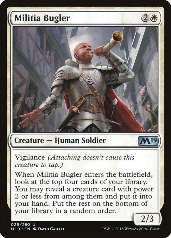 民兵のラッパ手