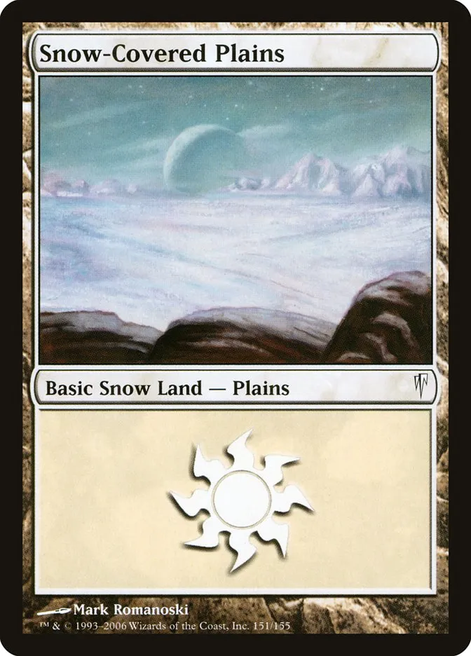 冠雪の平地