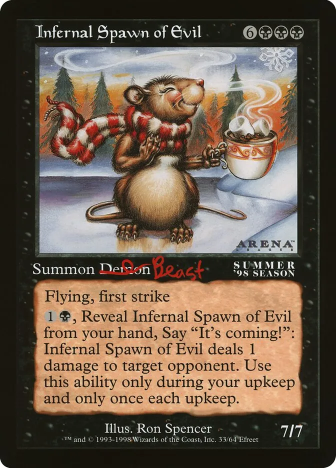Infernal Spawn of Evil (表)