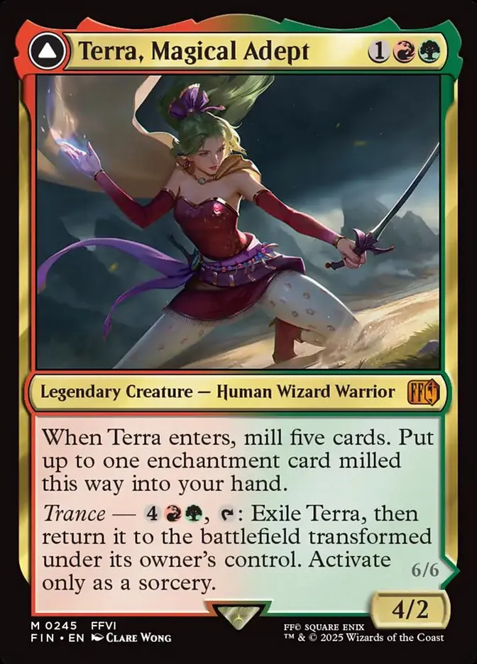 魔導戦士、ティナ (表)