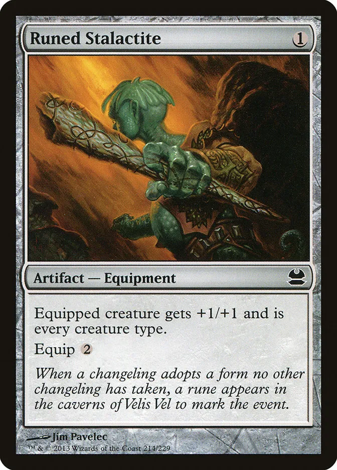 ルーン刻みの鍾乳石