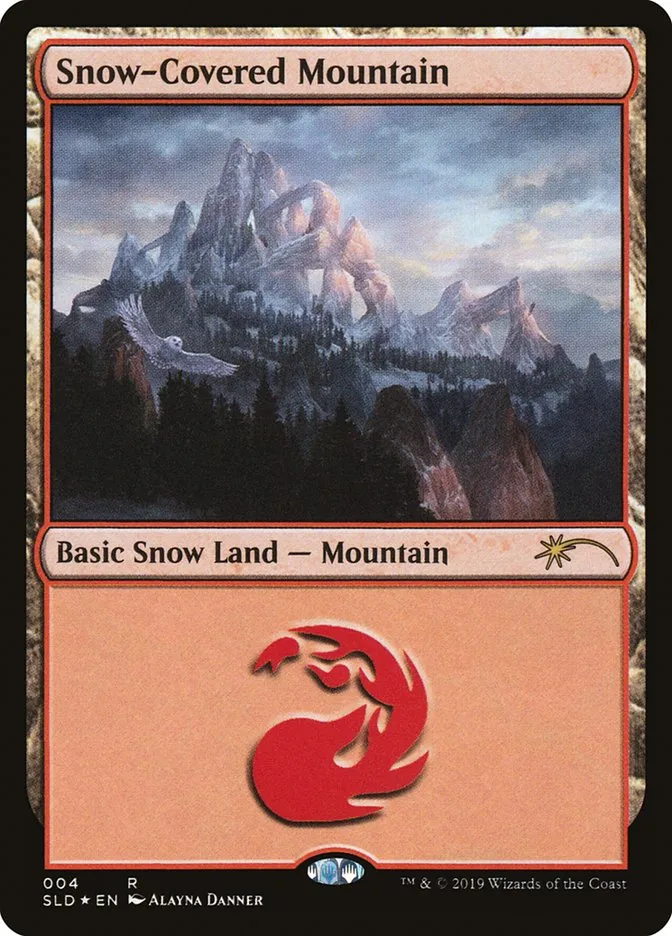 冠雪の山