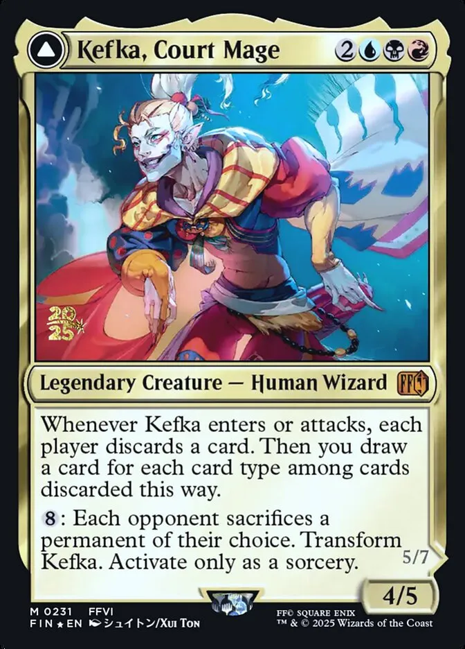 人造魔導士、ケフカ (表)